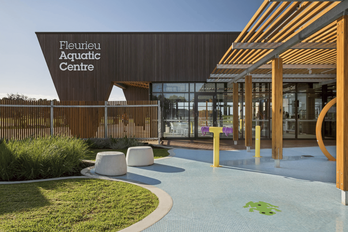 Landscaping at the Fleurieu aquatic centre