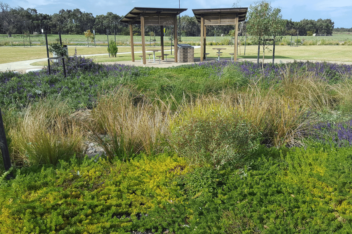 Landscaping project at the Fleurieu aquatic centre-