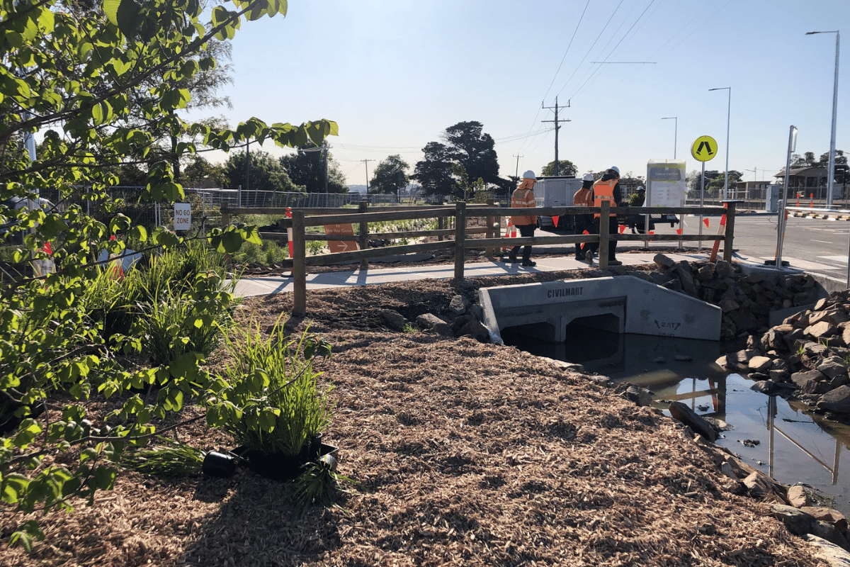 A gorgeous landscape by the Nar Nar Goon Rail project
