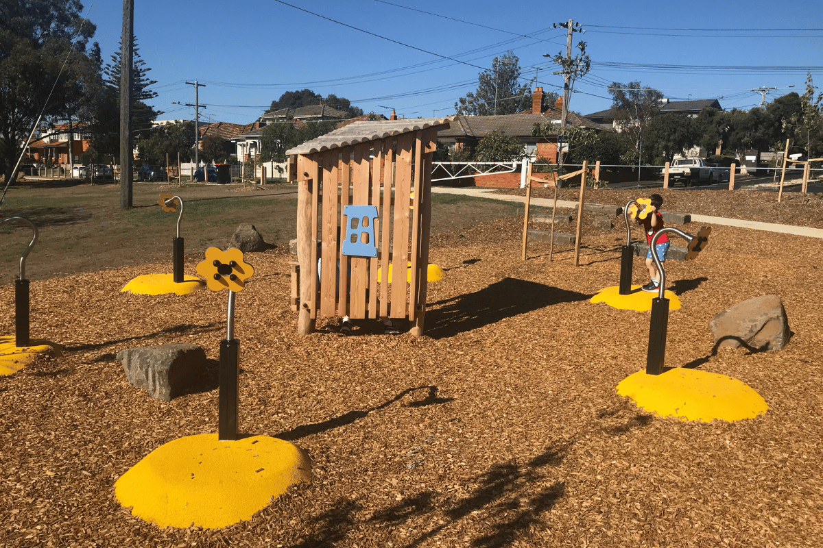 Mulching at the Sheils Reserve