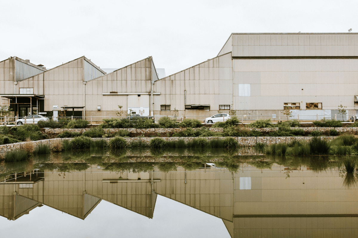 Wide view of the Tonsley Wetlands Project