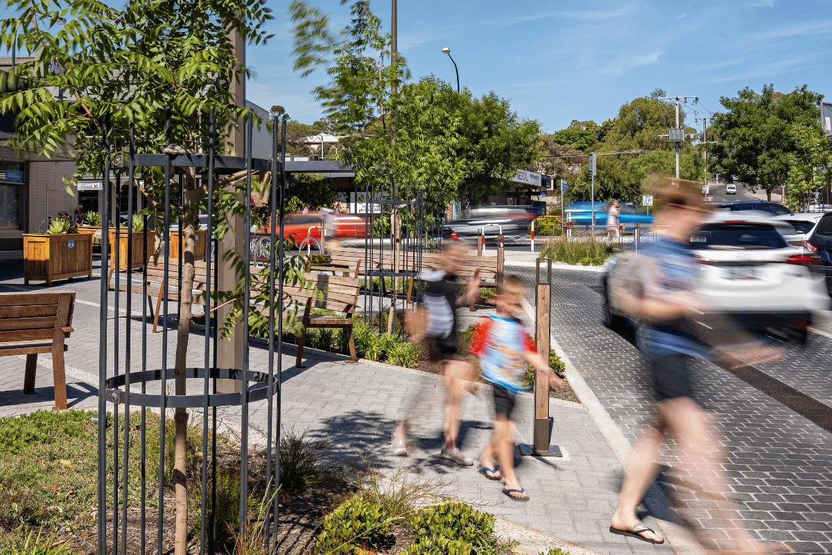 Landscaping by ecoDynamics at Walker Place Redevelopment